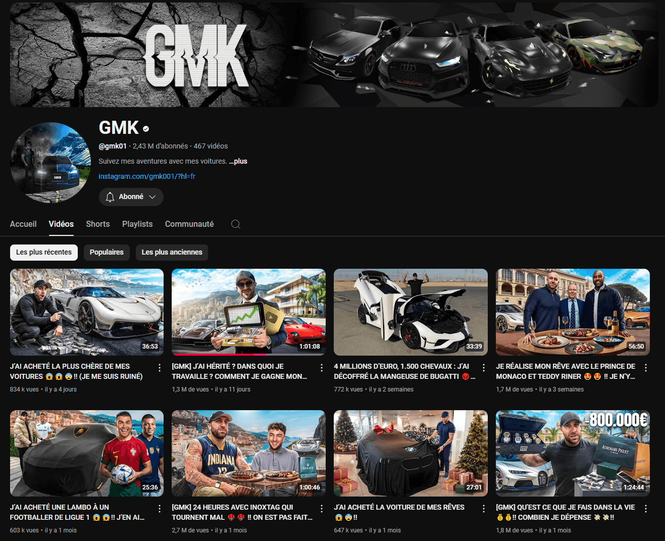 Dou Vient La Fortune De Gmk