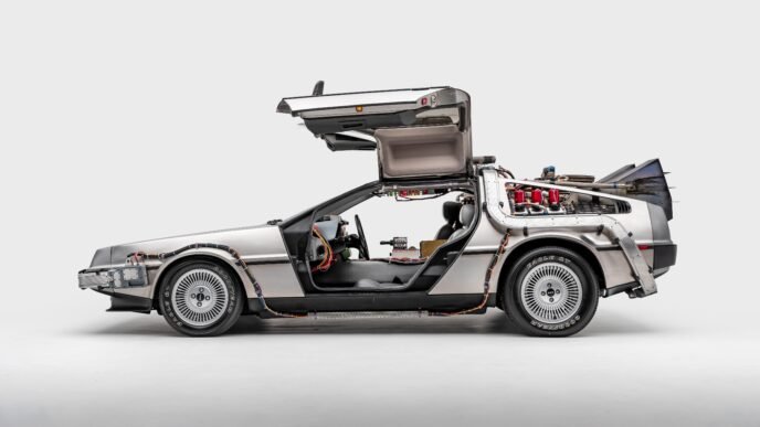 Delorean de Retour vers le Futur
