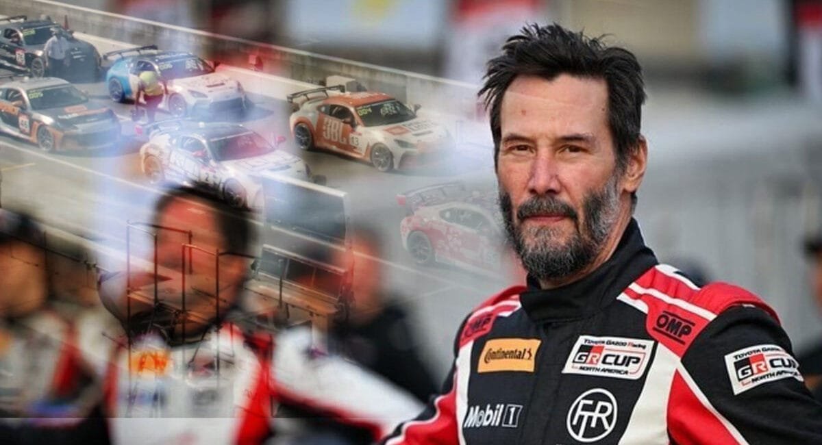 Keanu Reeves Toyota GR Cup 2024