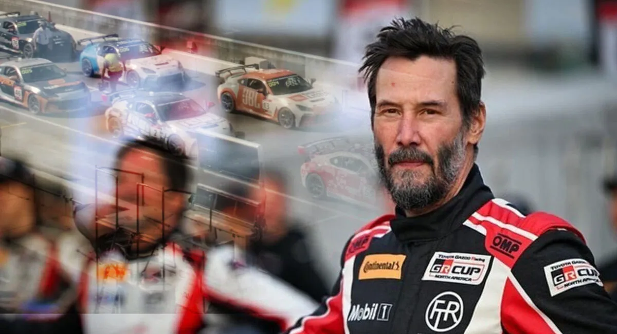 Keanu Reeves Toyota GR Cup 2024